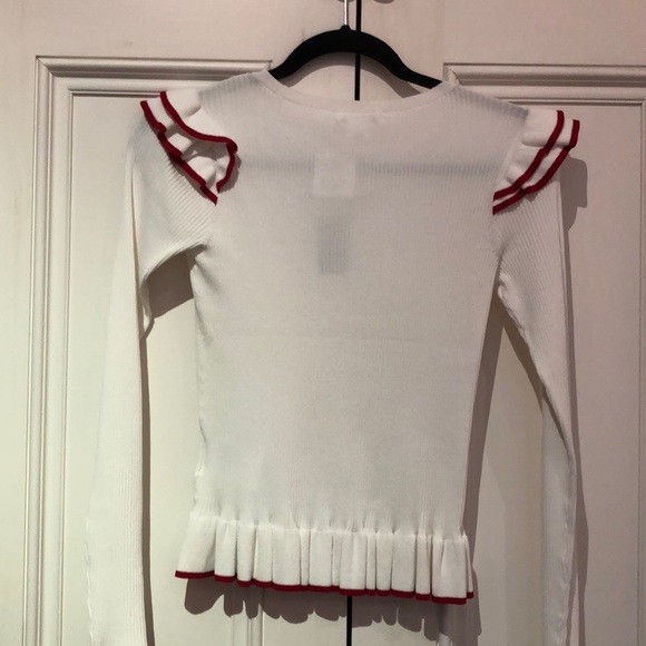 CLUB MONACO Sweater with Ruffles - Picture 3 of 4